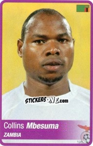 Figurina Mbesuma - Africa Cup 2010 - Panini