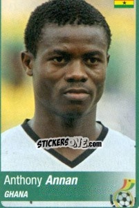Cromo Anthony Annan - Africa Cup 2010 - Panini