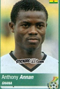 Sticker Anthony Annan - Africa Cup 2010 n. 186 - Panini