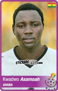 Sticker Kwadwo Asamoah - Africa Cup 2010 - Panini