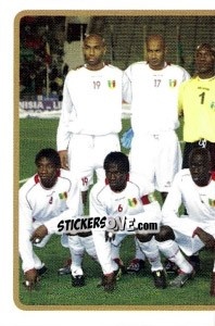 Figurina Team Mali (Puzzle) - Africa Cup 2010 - Panini