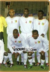 Sticker Team Mali (Puzzle) - Africa Cup 2010 n. 198 - Panini