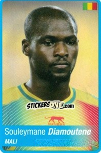 Cromo Diamoutene - Africa Cup 2010 - Panini