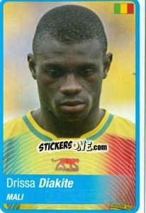 Sticker Drissa Diakite - Africa Cup 2010 - Panini