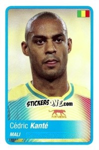 Sticker Cedric Kante - Africa Cup 2010 - Panini