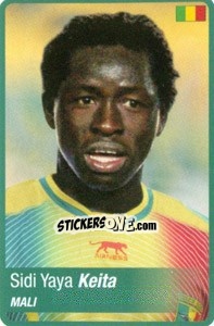 Figurina Sidi Yaya Keita - Africa Cup 2010 - Panini