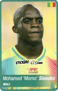 Sticker Mohamed Sissoko - Africa Cup 2010 n. 208 - Panini