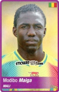 Sticker Modibo Maiga - Africa Cup 2010 - Panini