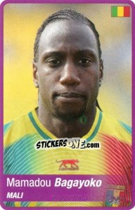 Sticker Bagayoko - Africa Cup 2010 n. 214 - Panini