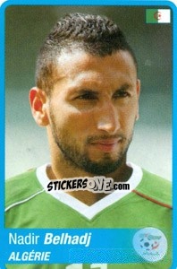 Figurina Belhadj - Africa Cup 2010 - Panini