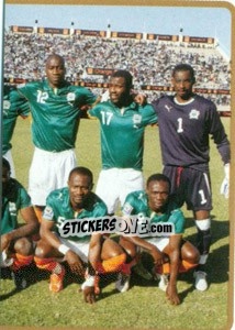 Sticker Team Cote d'Ivoire (Puzzle) - Africa Cup 2010 - Panini
