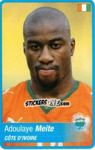 Cromo Meite - Africa Cup 2010 - Panini