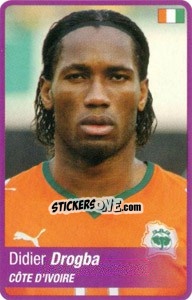 Sticker Didier Drogba - Africa Cup 2010 n. 248 - Panini