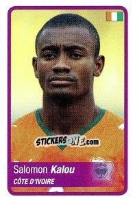 Cromo Salomon Kalou - Africa Cup 2010 - Panini