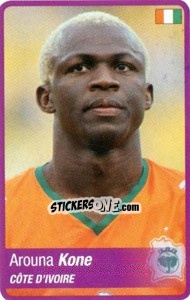 Cromo Arouna Koné - Africa Cup 2010 - Panini