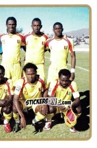 Cromo Team Guinea (Puzzle) - Africa Cup 2010 - Panini