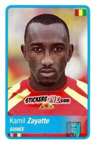 Figurina Zayatte - Africa Cup 2010 n. 261 - Panini