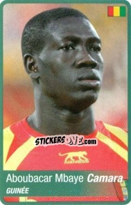 Cromo Aboubacar Mbaye Camara - Africa Cup 2010 - Panini