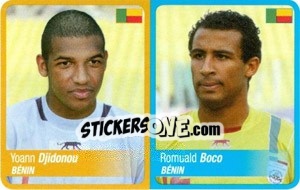 Figurina Djidonou / Boco - Africa Cup 2010 n. 274 - Panini