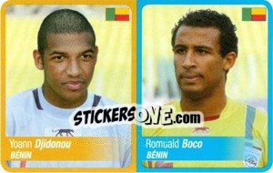 Figurina Djidonou / Boco - Africa Cup 2010 - Panini