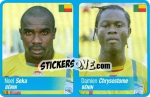 Sticker Seka / Chrysostome - Africa Cup 2010 - Panini