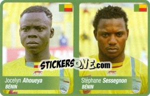 Sticker Jocelyn Ahoueya / Stephane Sessegnon - Africa Cup 2010 n. 277 - Panini
