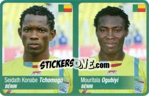 Sticker Tchomogo / Ogubiyi - Africa Cup 2010 - Panini