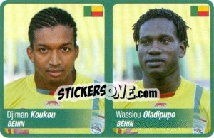 Sticker Koukou / Oladipupo - Africa Cup 2010 - Panini