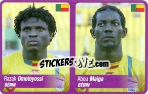 Sticker Omotoyossi / Maiga - Africa Cup 2010 - Panini