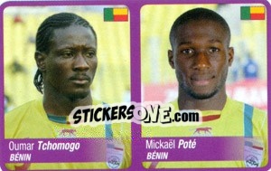 Figurina Tchomogo / Pote - Africa Cup 2010 - Panini