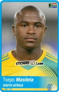 Cromo Masilela - Africa Cup 2010 - Panini