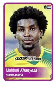 Figurina Khanyeza - Africa Cup 2010 - Panini