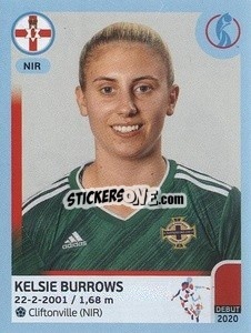 Cromo Kelsie Burrows - UEFA Women's Euro England 2022 - Panini