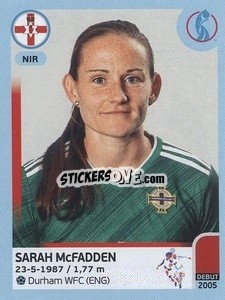 Sticker Sarah McFadden - UEFA Women's Euro England 2022 n. 104 - Panini