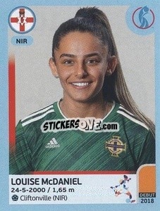 Sticker Louise McDaniel - UEFA Women's Euro England 2022 n. 107 - Panini