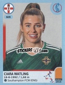 Cromo Ciara Watling - UEFA Women's Euro England 2022 - Panini
