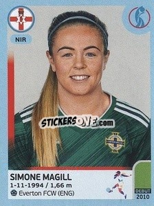 Sticker Simone Magill - UEFA Women's Euro England 2022 n. 113 - Panini