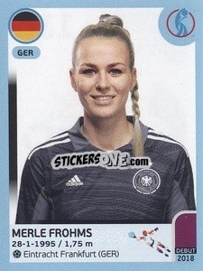 Sticker Merle Frohms - UEFA Women's Euro England 2022 n. 116 - Panini