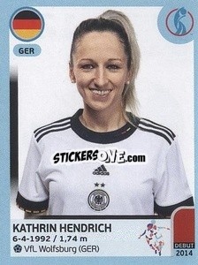 Cromo Kathrin Hendrich - UEFA Women's Euro England 2022 - Panini