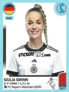 Sticker Giulia Gwinn - UEFA Women's Euro England 2022 n. 121 - Panini
