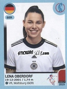 Sticker Lena Oberdorf - UEFA Women's Euro England 2022 - Panini