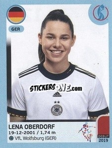 Sticker Lena Oberdorf - UEFA Women's Euro England 2022 n. 122 - Panini