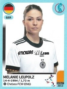 Figurina Melanie Leupolz - UEFA Women's Euro England 2022 - Panini