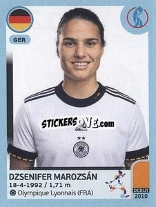 Figurina Dzsenifer Marozsán - UEFA Women's Euro England 2022 n. 128 - Panini