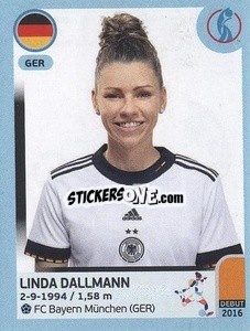 Sticker Linda Dallmann - UEFA Women's Euro England 2022 n. 130 - Panini
