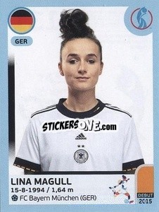 Sticker Lina Magull - UEFA Women's Euro England 2022 n. 131 - Panini