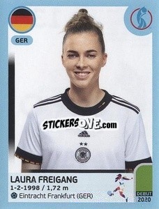 Cromo Laura Freigang