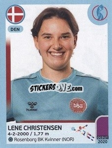 Figurina Lene Christensen - UEFA Women's Euro England 2022 - Panini