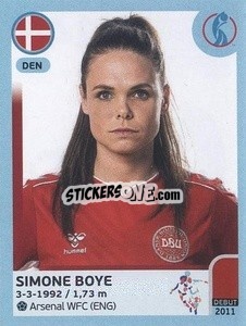 Sticker Simone Boye - UEFA Women's Euro England 2022 - Panini
