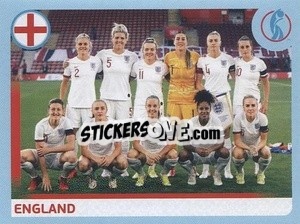 Sticker England Team